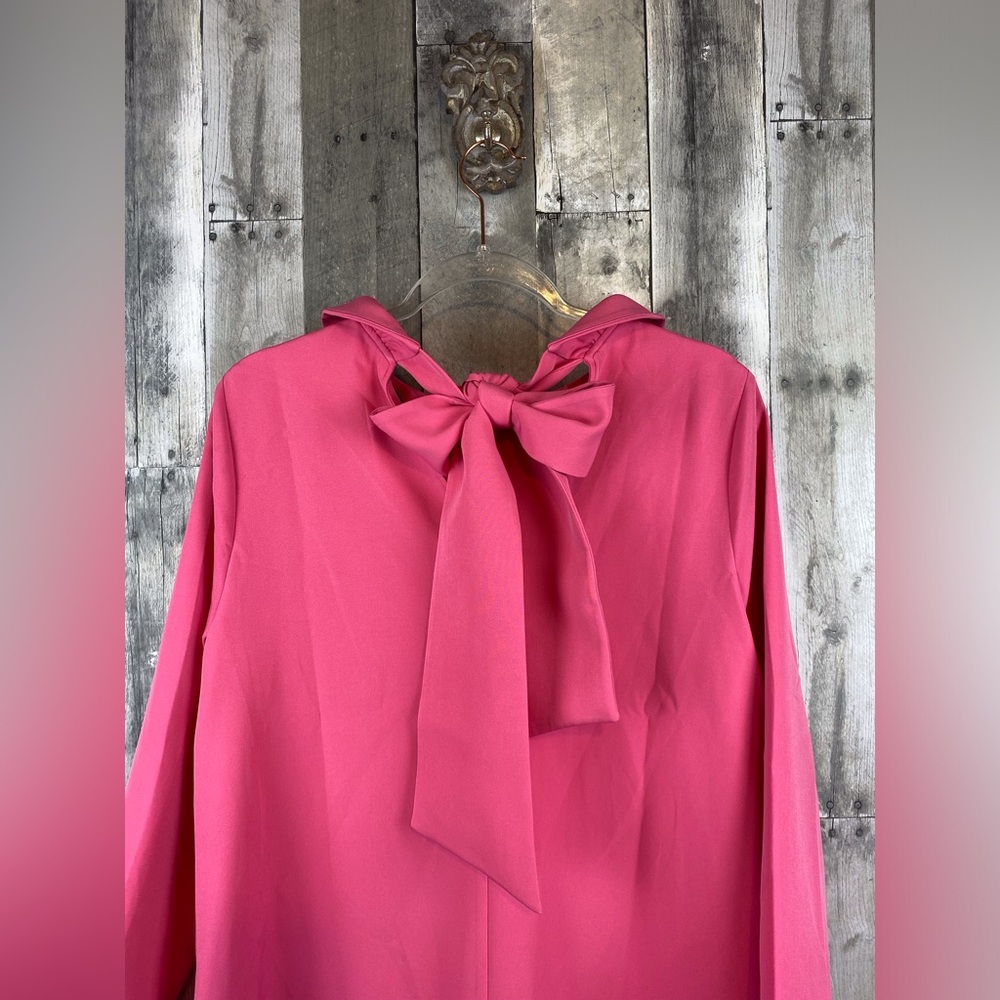 ❌❌🚫🚫🚫SOLD!!!! ❌❌🚫🚫🚫TUCKERNUCK Hot Pink Daphne Dress Size Large. - Picture 6 of 16